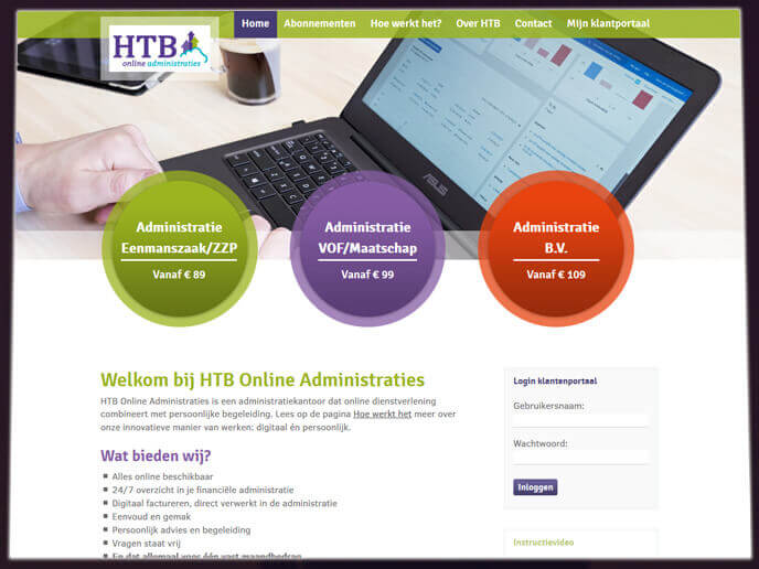 HTB Online Administraties
